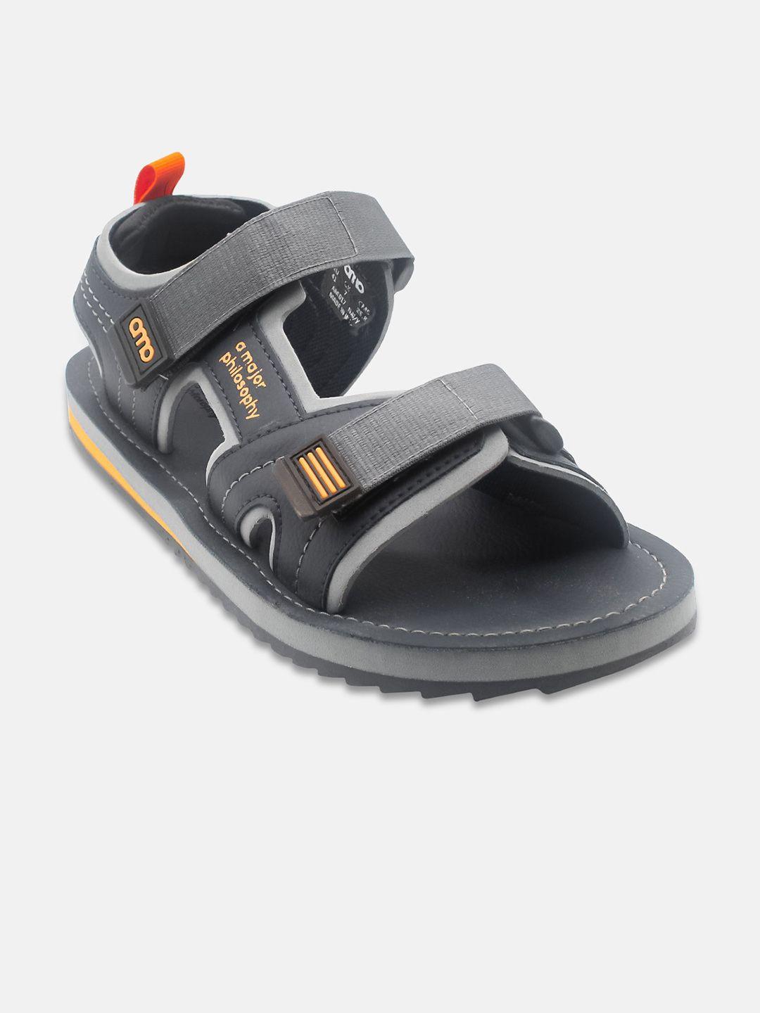 amp men velcro detail sports sandals