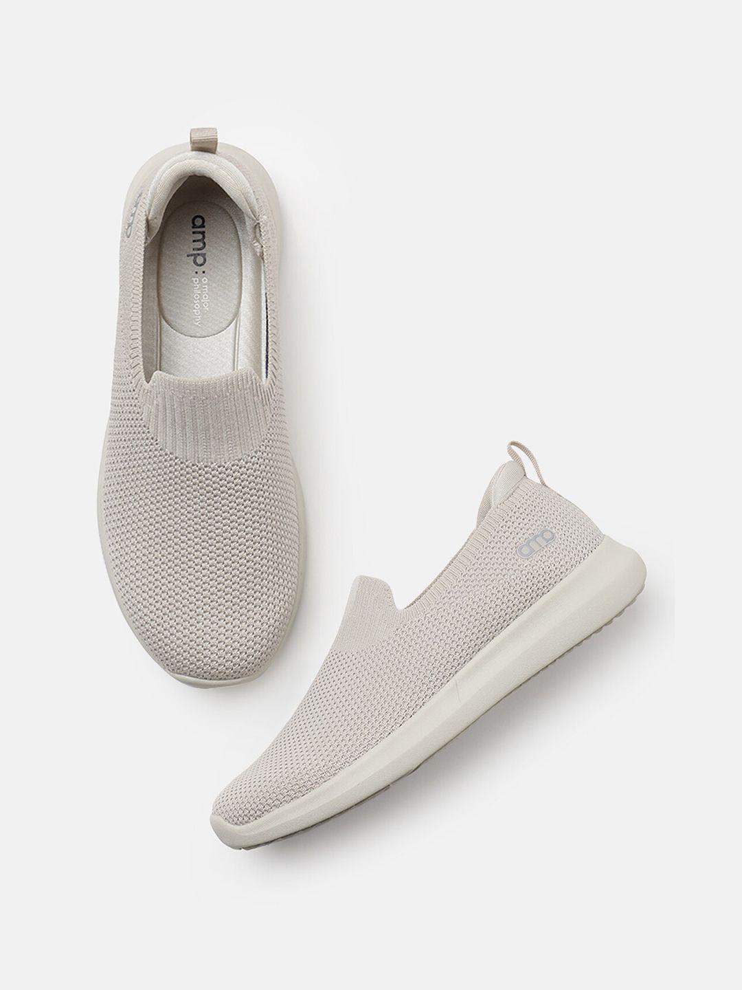 amp women textured slip-on sneakers