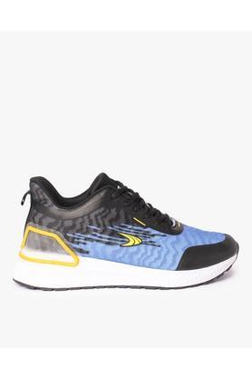 amphilyon synthetic lace up mens sport shoes - blue