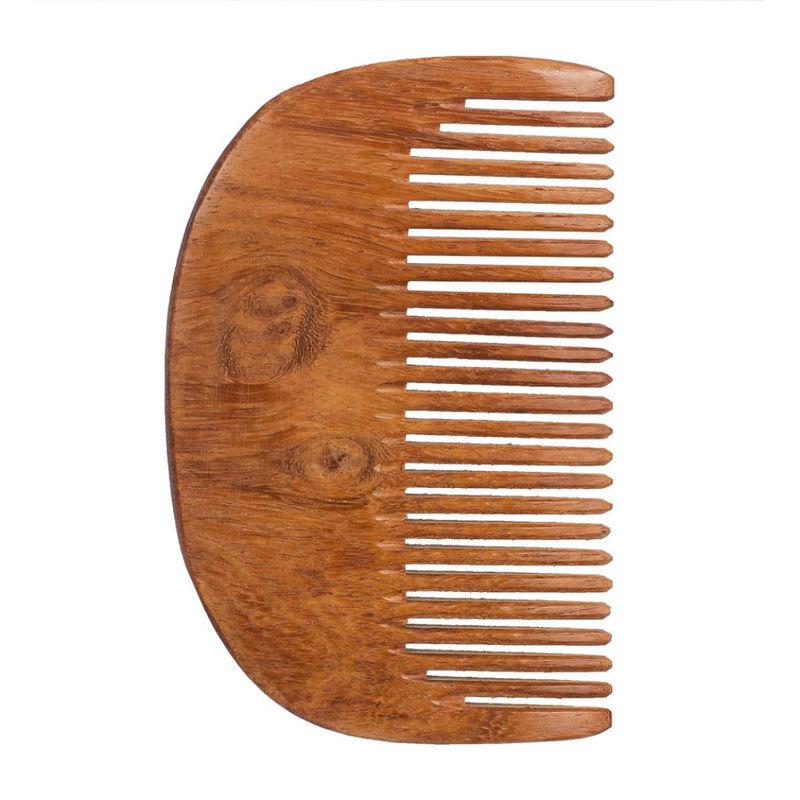 amrutam neem wood beard comb