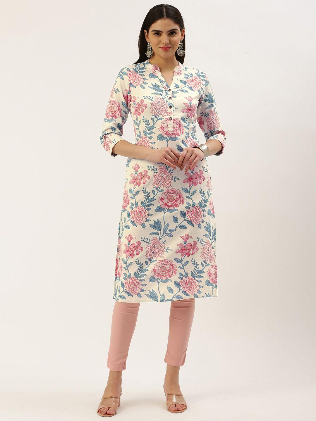 amukti floral printed floral kurta