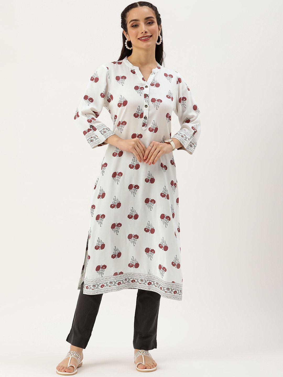 amukti floral printed kurta