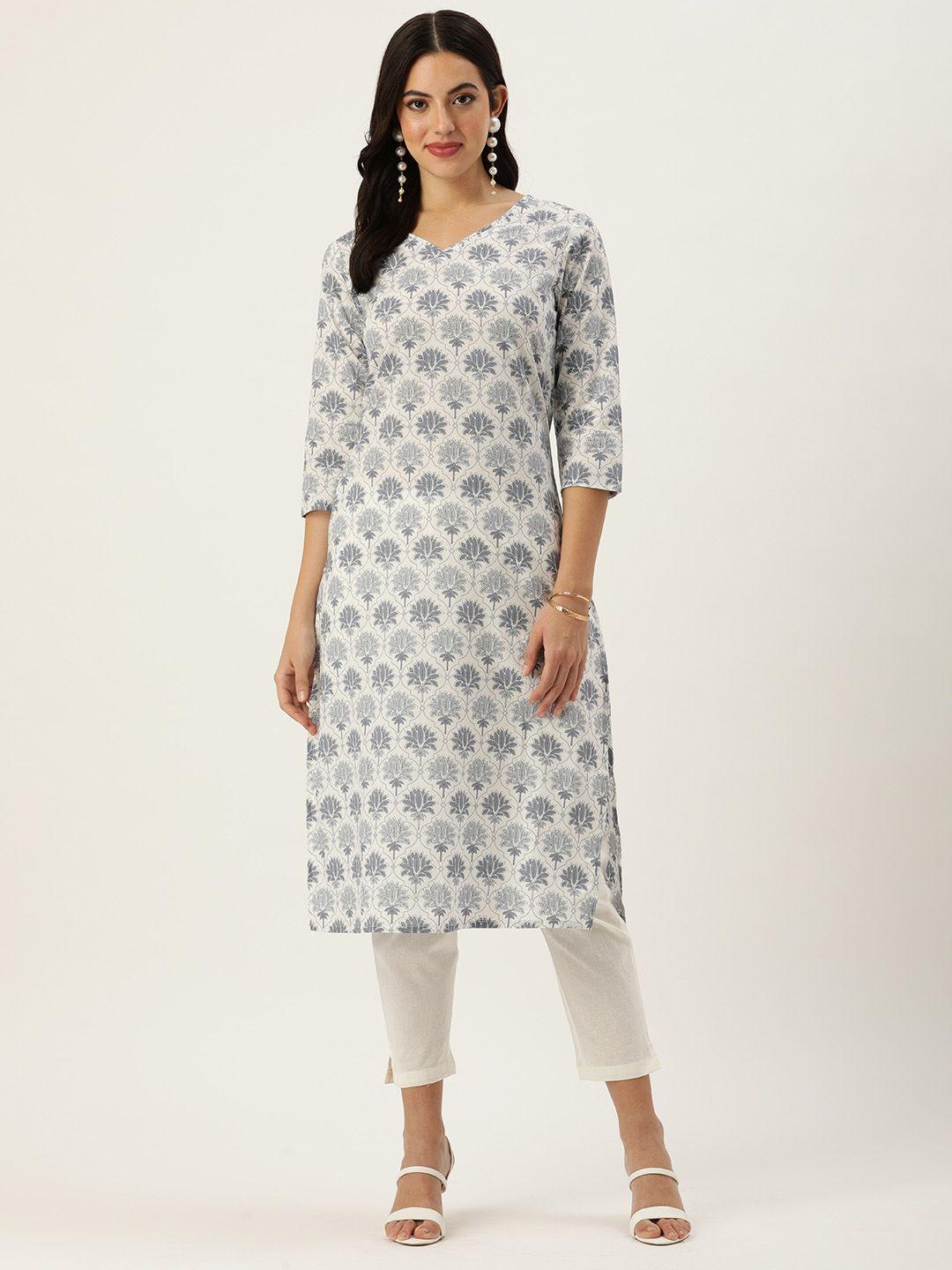 amukti floral printed kurta