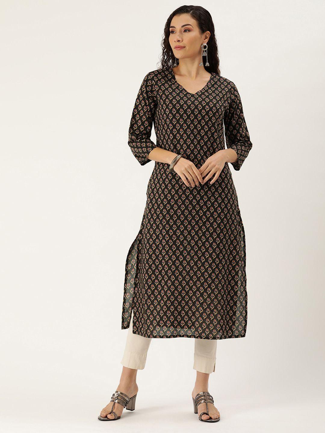 amukti floral printed kurta