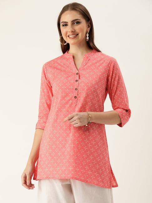 amukti pink printed tunic