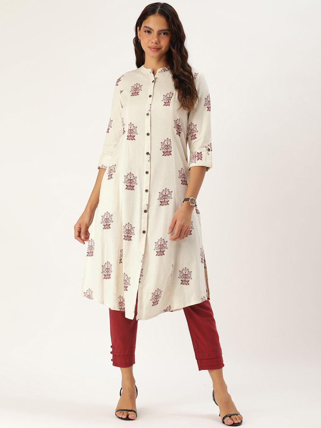 amukti women ethnic motifs printed cotton kurta