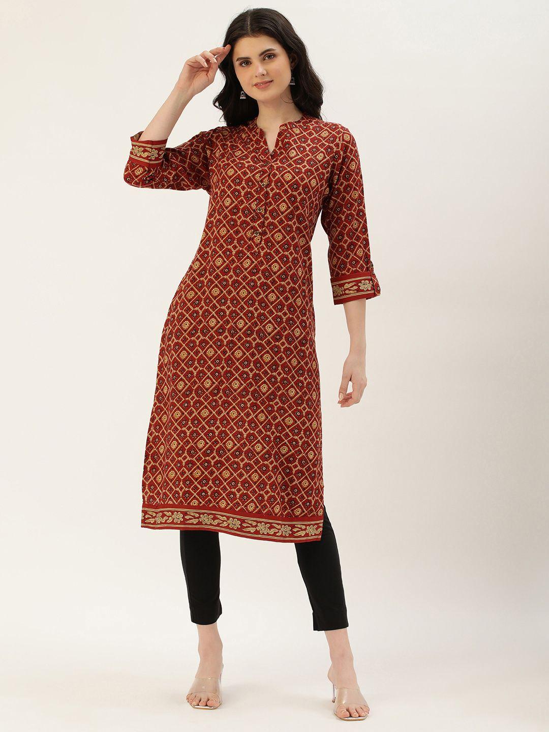 amukti women ethnic motifs printed kurta