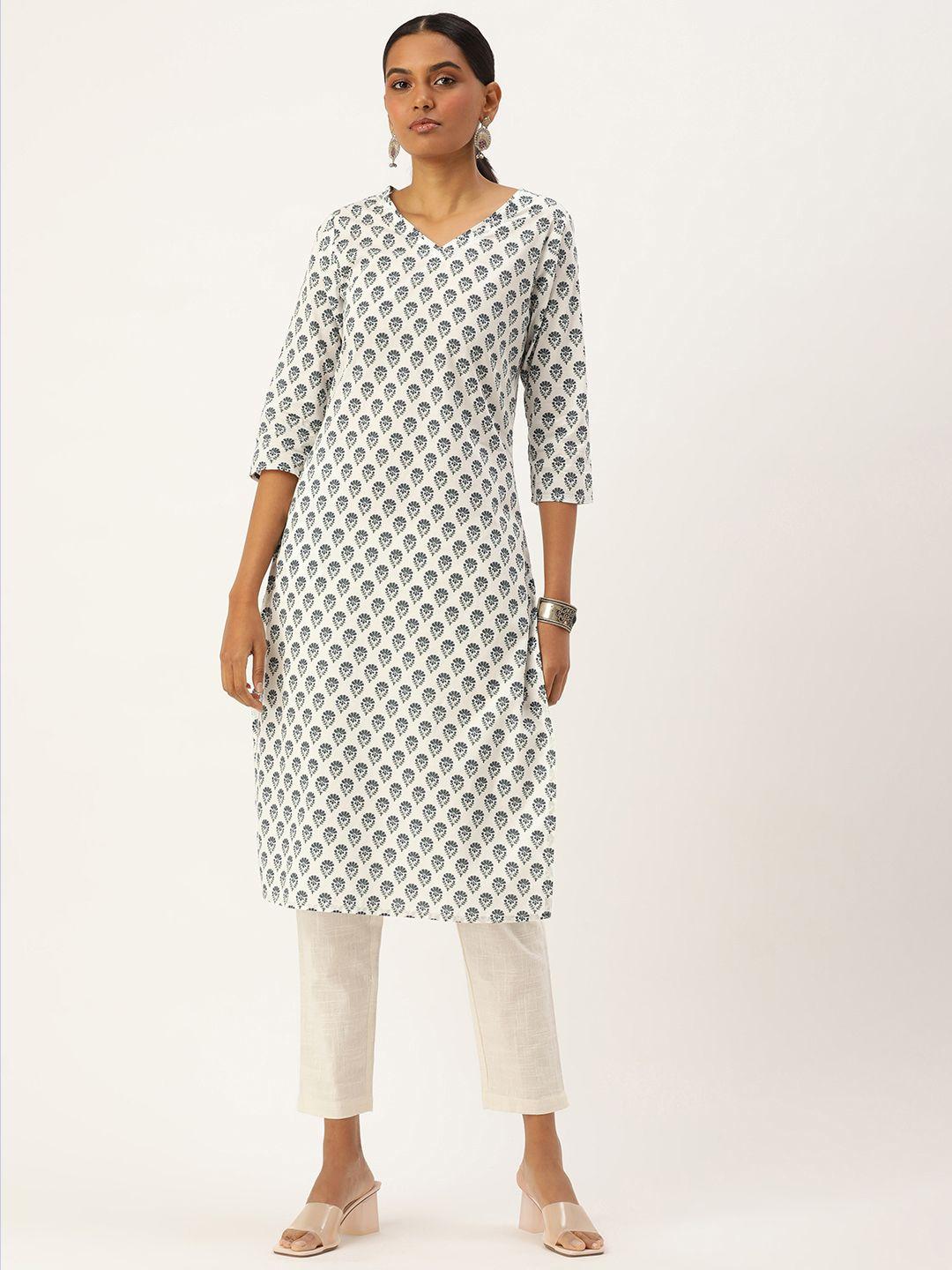 amukti women ethnic motifs printed straight kurta