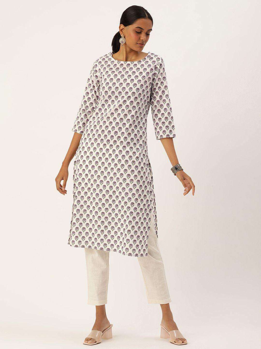 amukti women ethnic motifs printed straight kurta