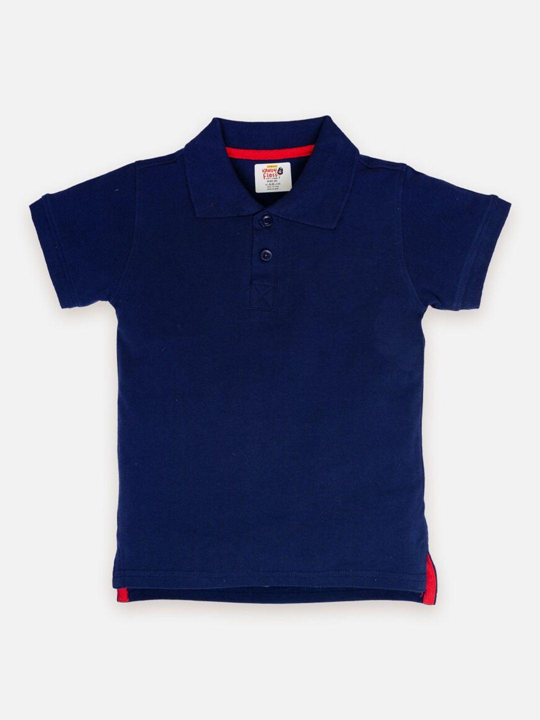 amul kandyfloss kids polo collar cotton t-shirt