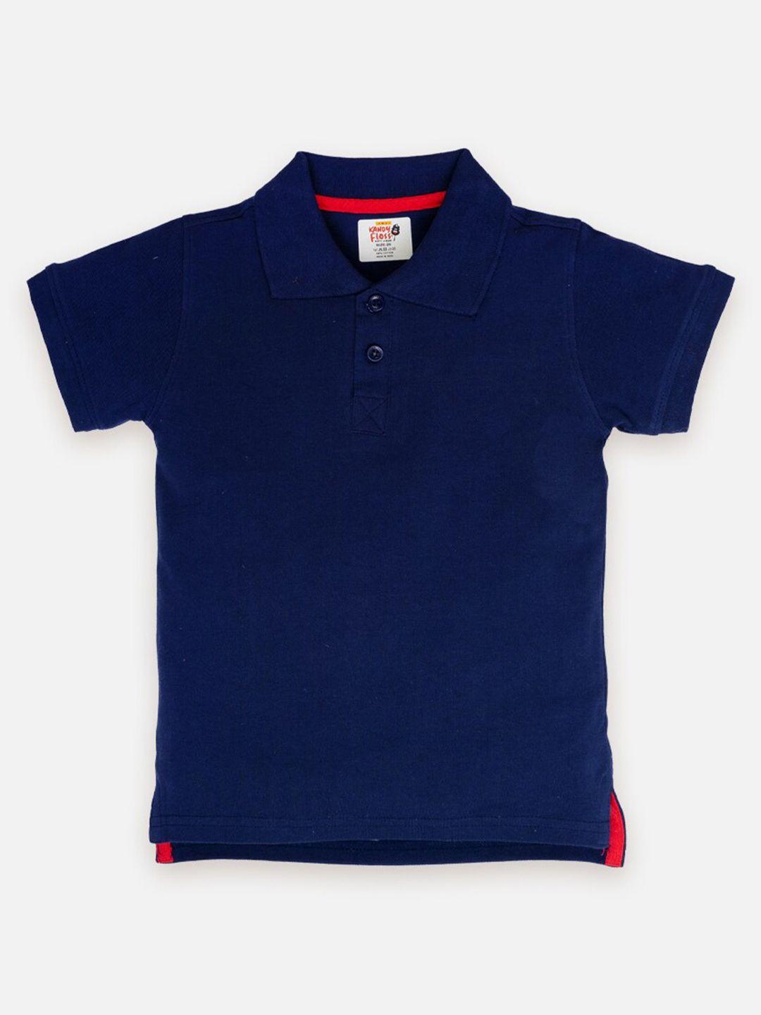 amul kandyfloss kids polo collar pure cotton t-shirt