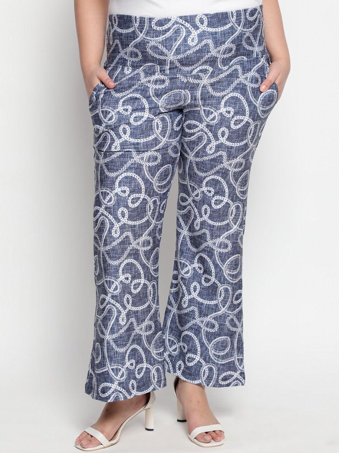 amydus women plus size printed trouser