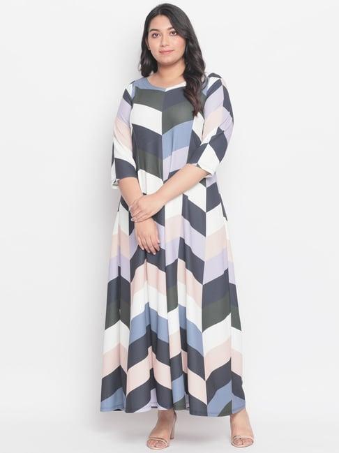 amydus blue printed dress