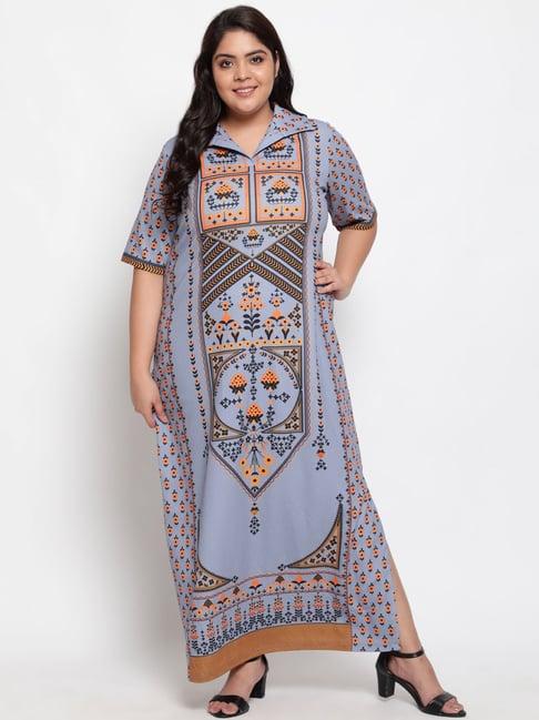 amydus grey printed dress