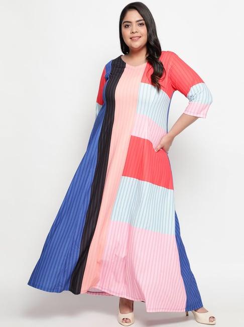 amydus multicolor curves fit dress