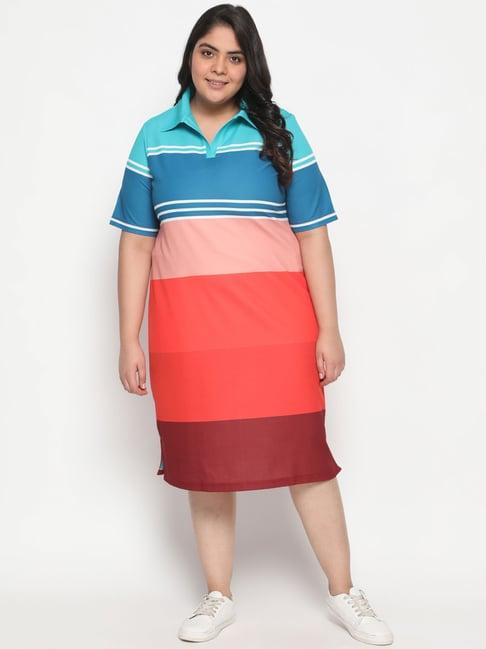 amydus multicolor striped dress