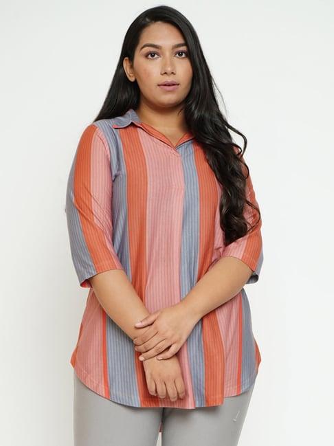 amydus multicolor striped top