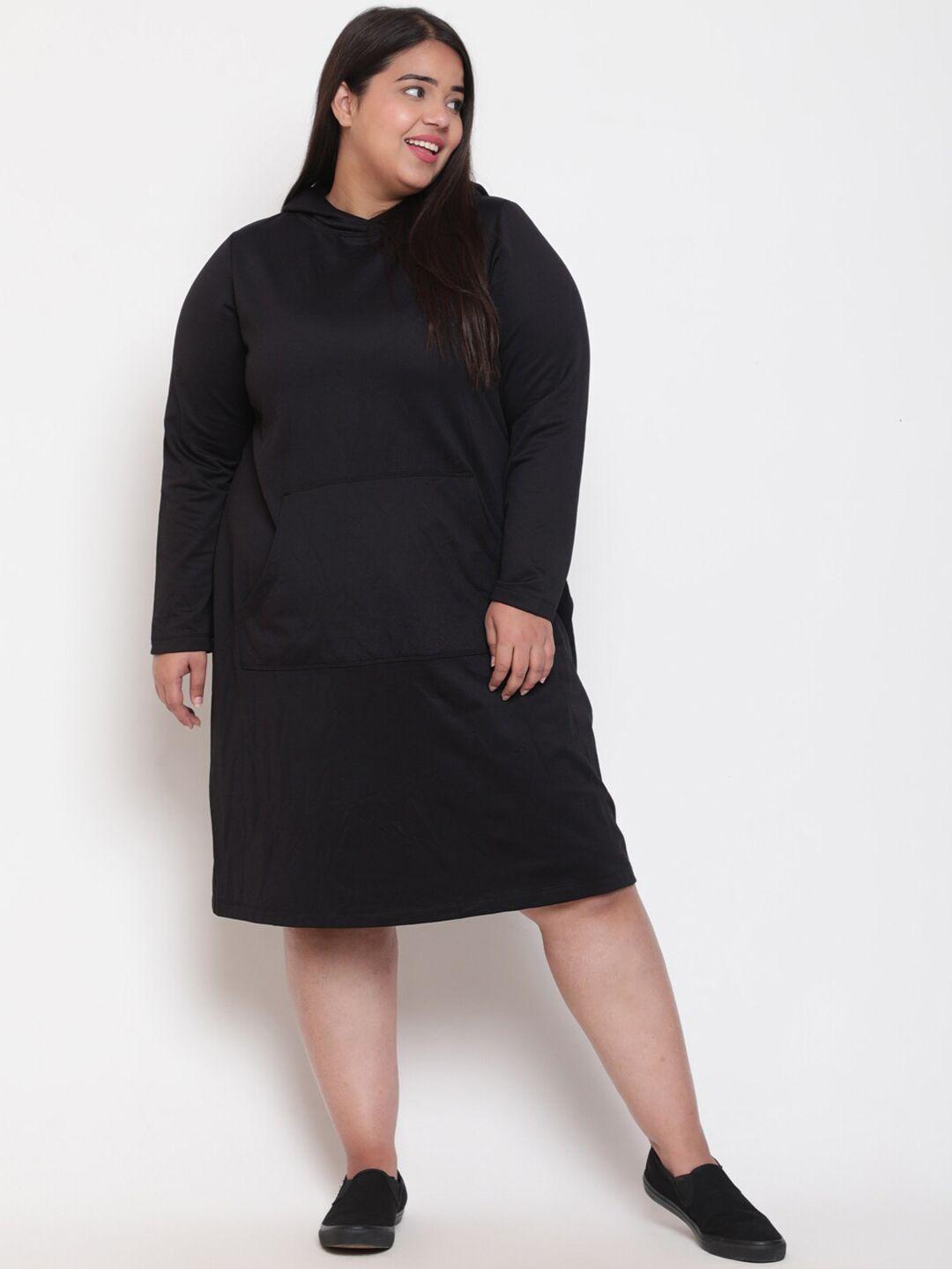 amydus plus size hooded t-shirt dress