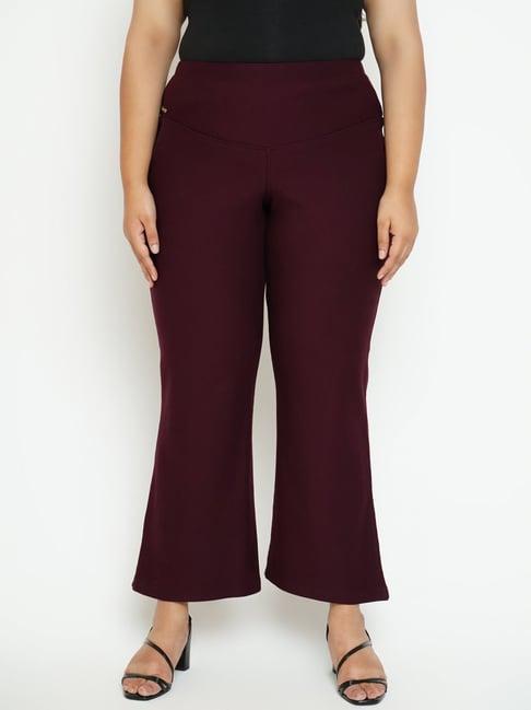 amydus wine high rise pants