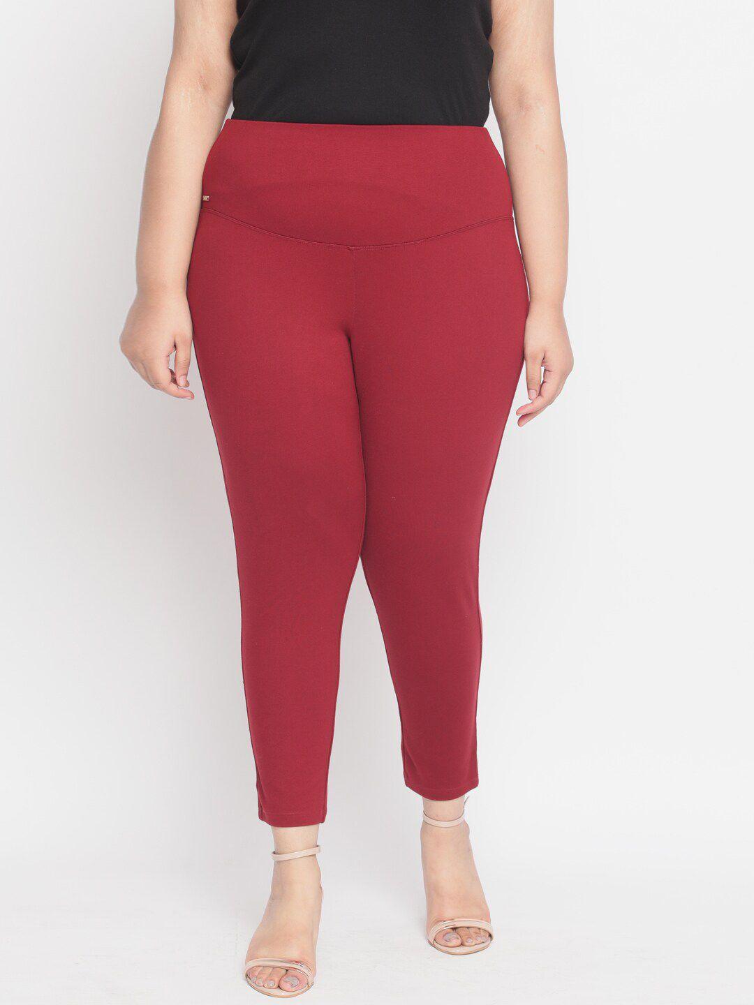 amydus women maroon jeggings