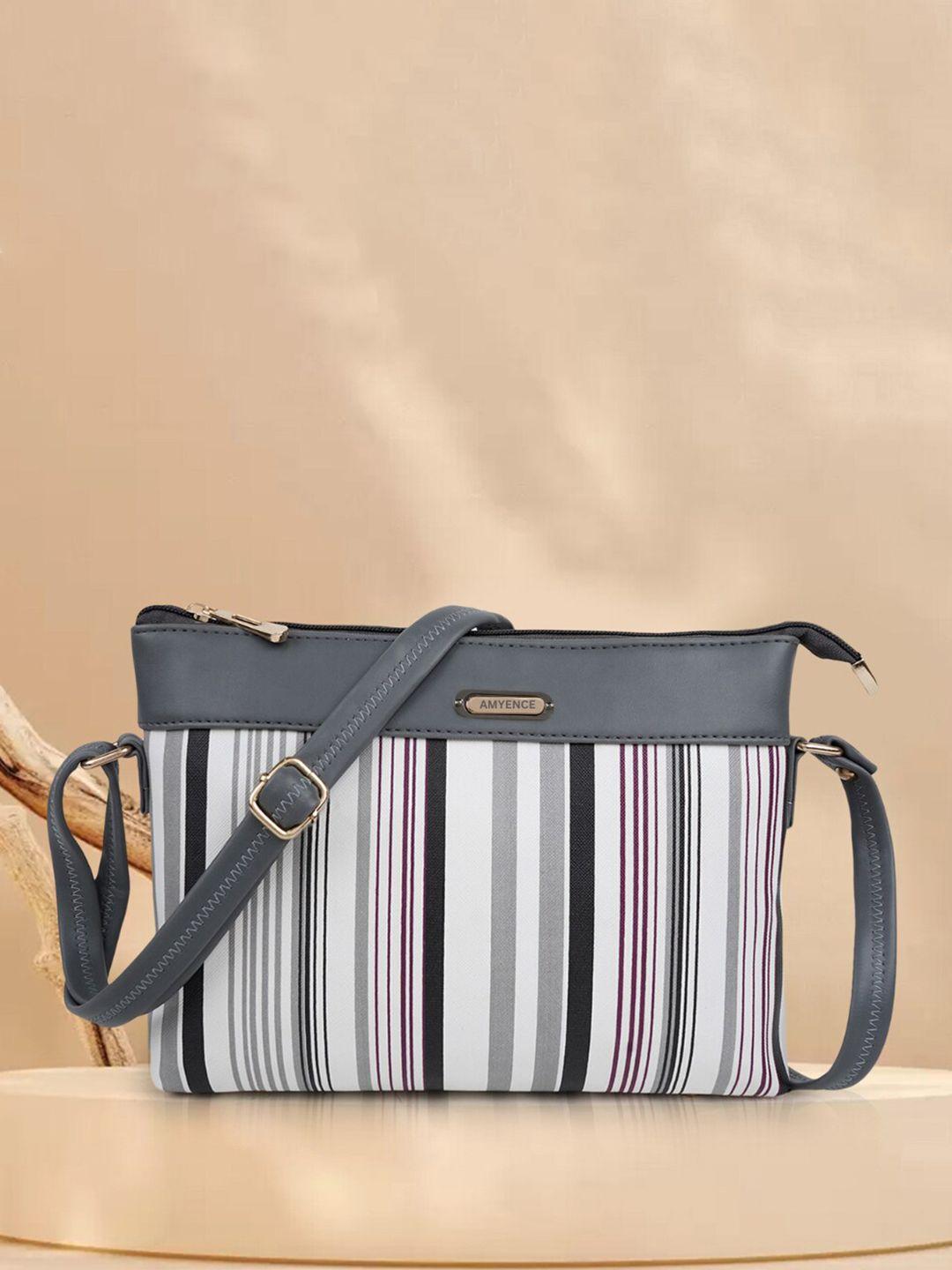 amyence striped sling bag