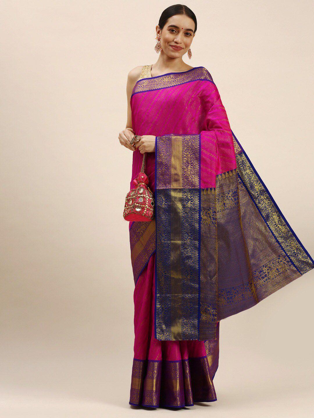 anaita woven design zari pure silk kanjeevaram saree