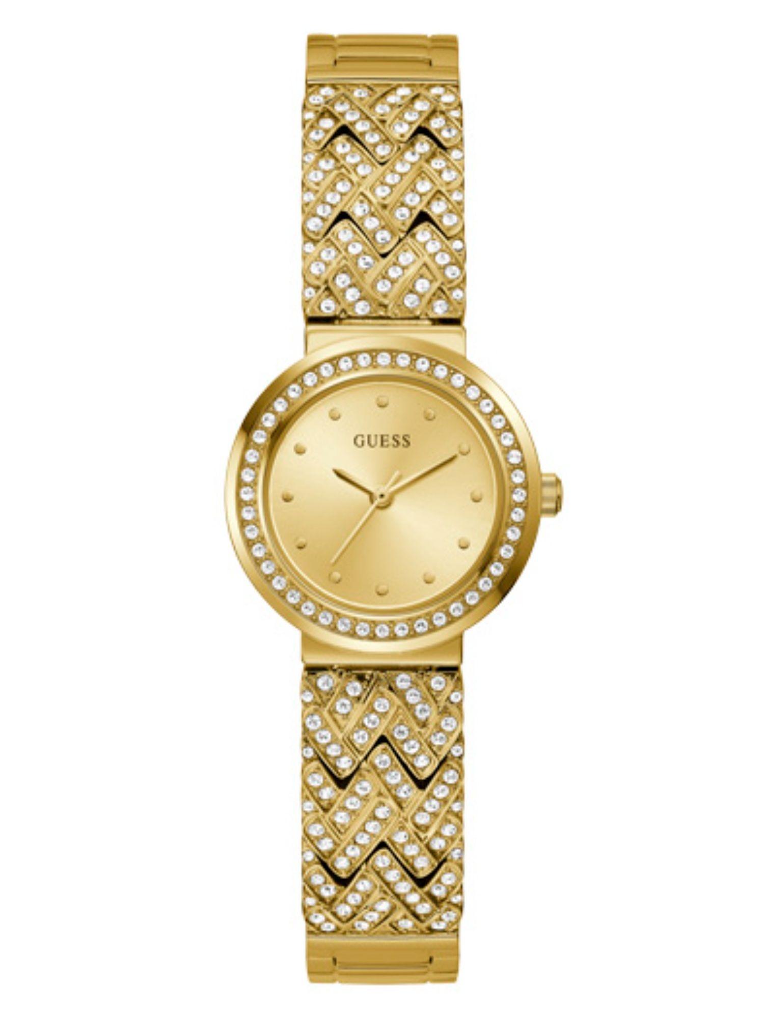 analog gold dial women watch-gw0476l2