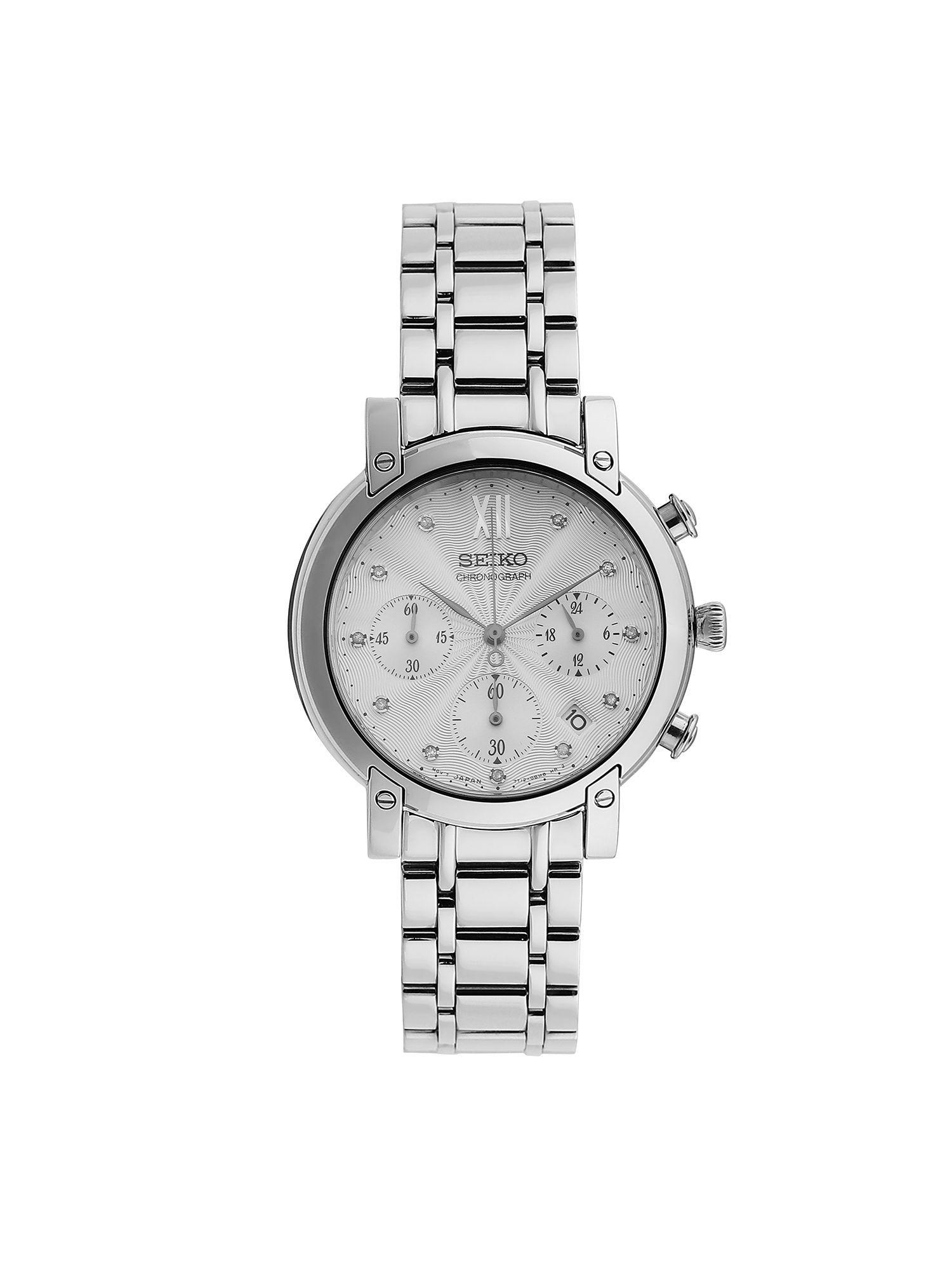 analog silver dial womens watch-srw837p1