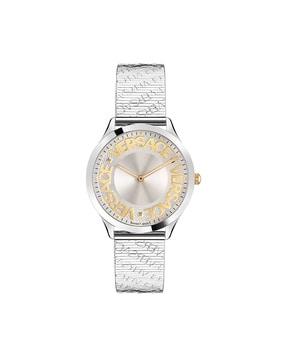analogue watch with metallic strap-ve2o00422