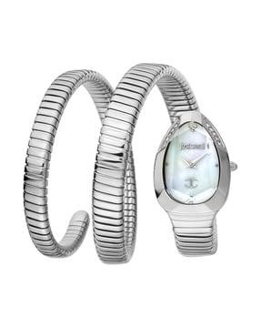 analogue watch with jewellery clasp - jc1l209m0015