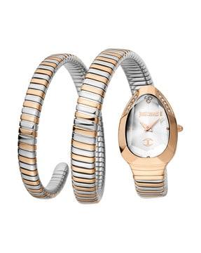 analogue watch with jewellery clasp - jc1l209m0075