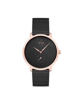 analogue watch with metallic strap-t11019c-r