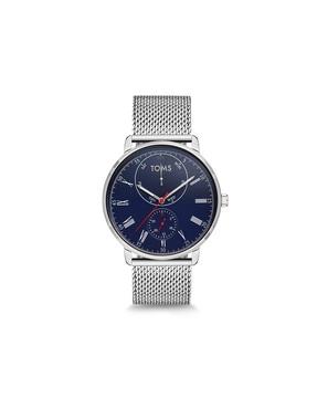 analogue watch with metallic strap-t1899c-a2