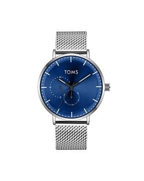 analogue watch with metallic strap-t1907c-a3