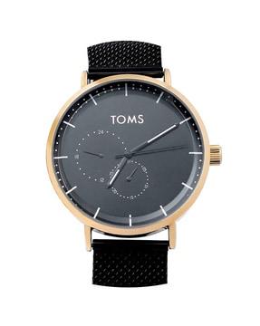 analogue watch with metallic strap-t1907c-r