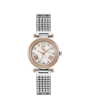 analogue watch with metallic strap-y47009l1mf