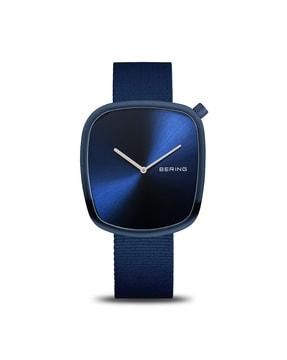 analogue watch with nylon strap