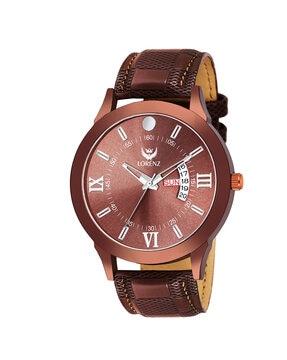 analogue watch with tang buckle- mk-2037w