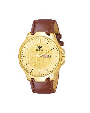 analogue watch with tang buckle- mk-306k