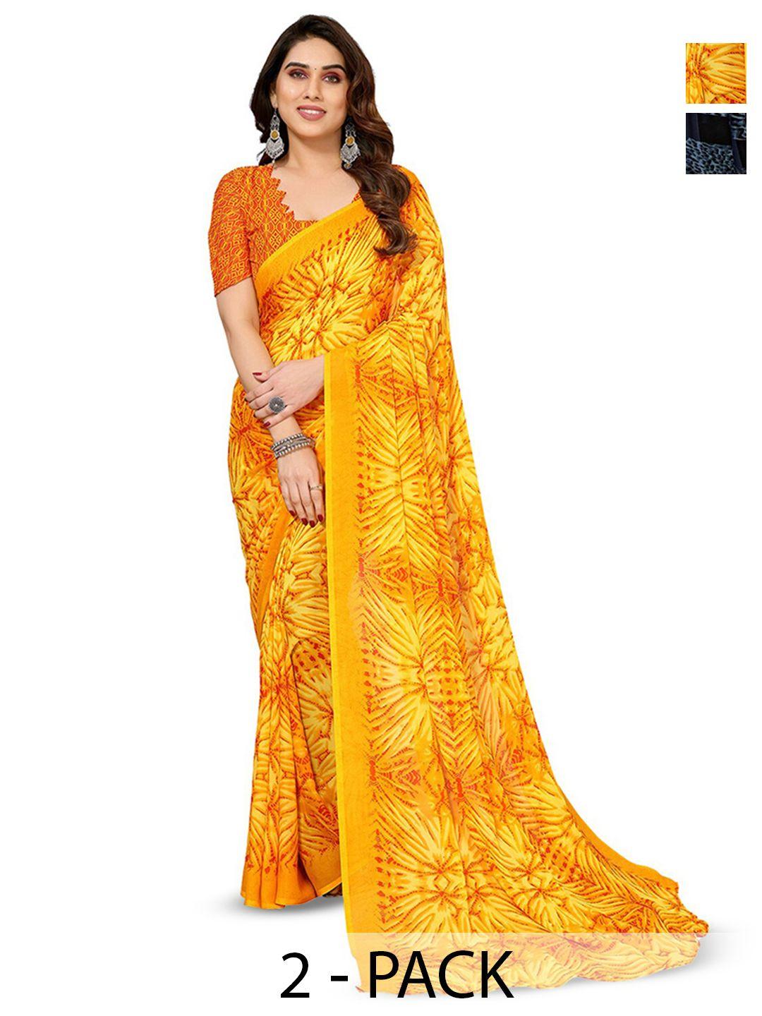 anand sarees poly georgette saree