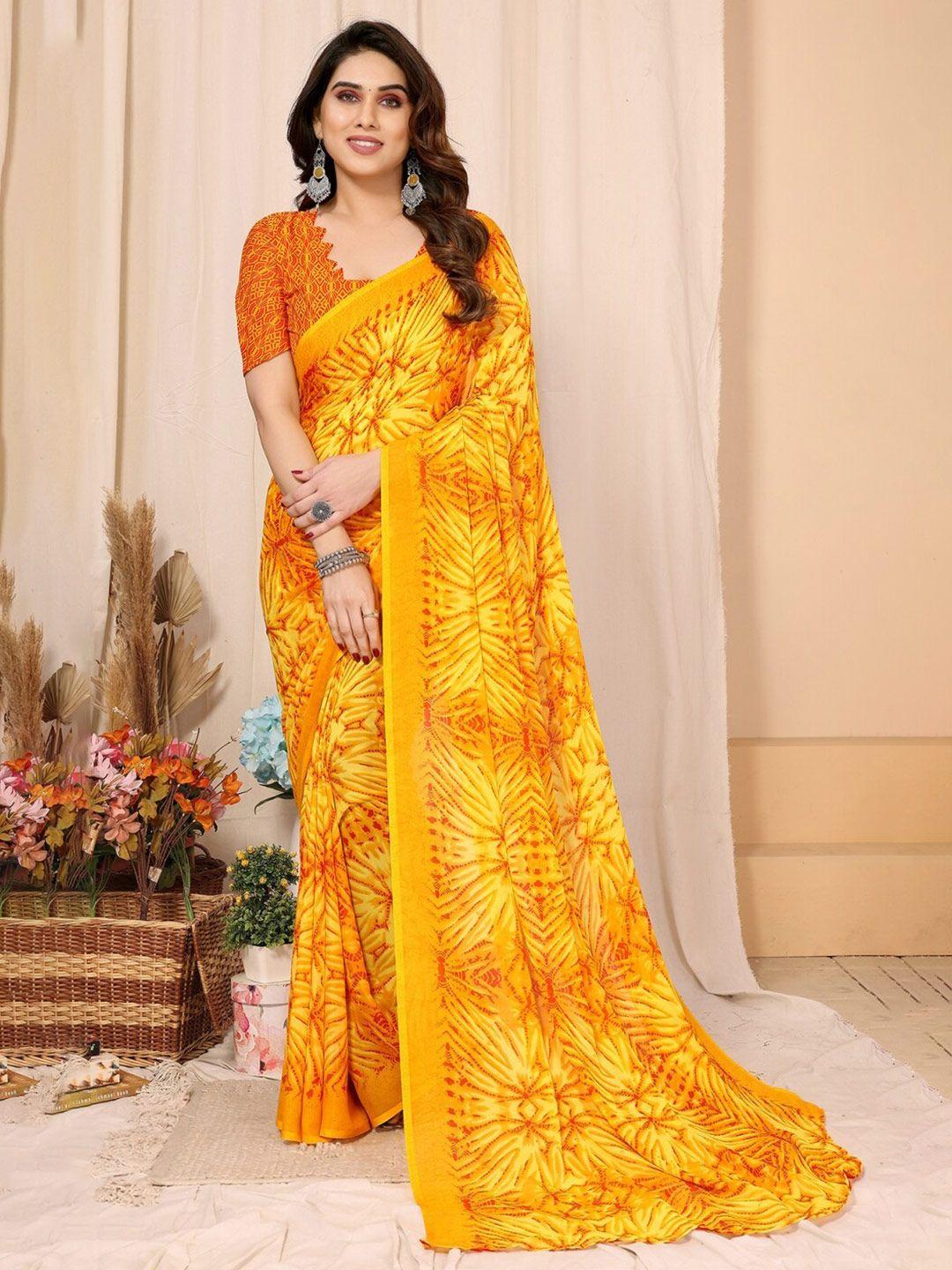 anand sarees poly georgette saree