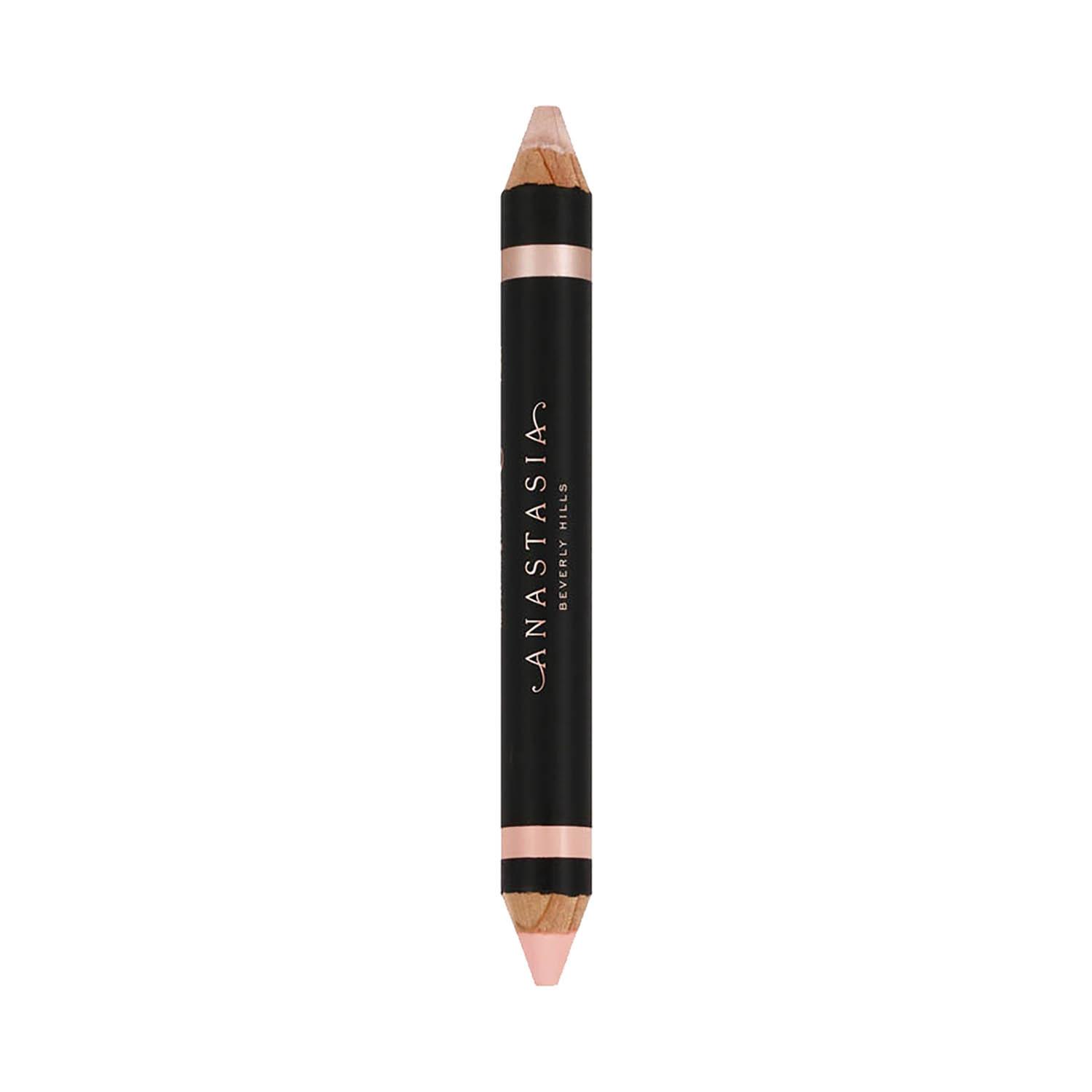 anastasia beverly hills highlighting duo pencil - matte camille/sand shimmer (4.8g)