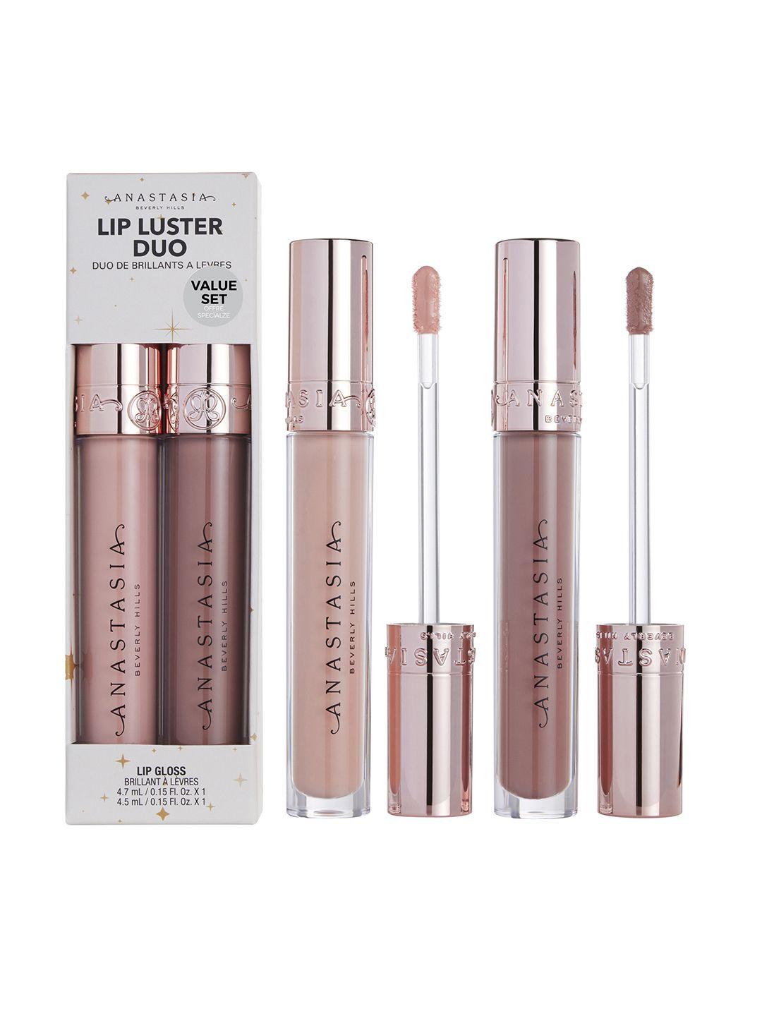 anastasia beverly hills lip luster duo - deep taupe & guava