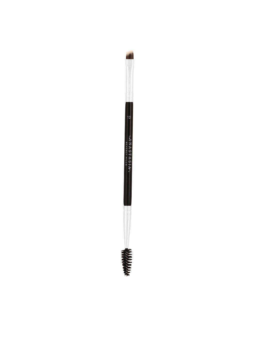 anastasia beverly hills no. 14 dual-ended firm detail brush - black