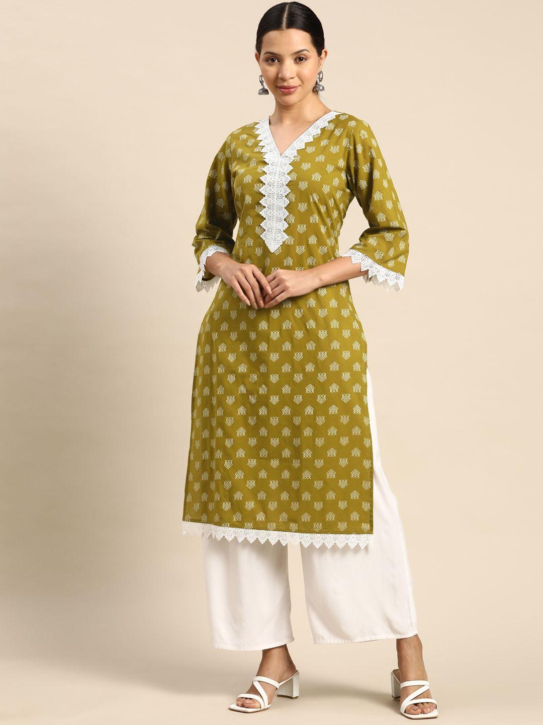 anayna ethnic motifs printed kurta