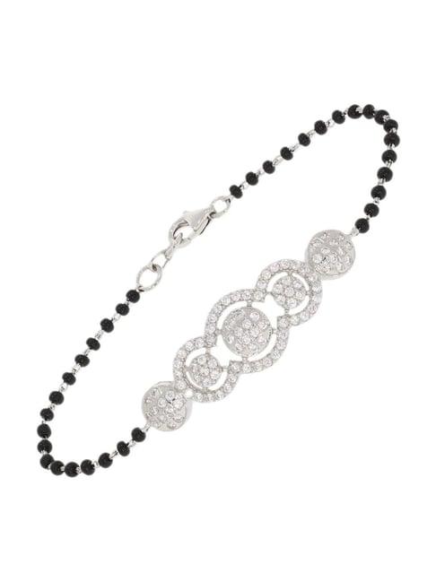 anayra 92.5 sterling silver mangalsutra bracelet for women
