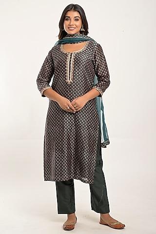 anchor printed kurta set