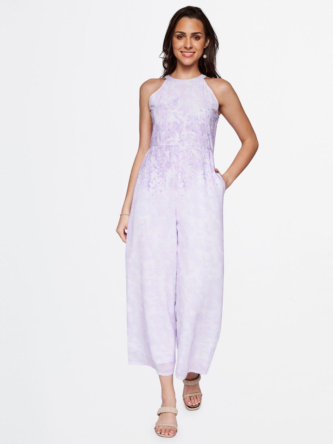 and printed culotte jumpsuit