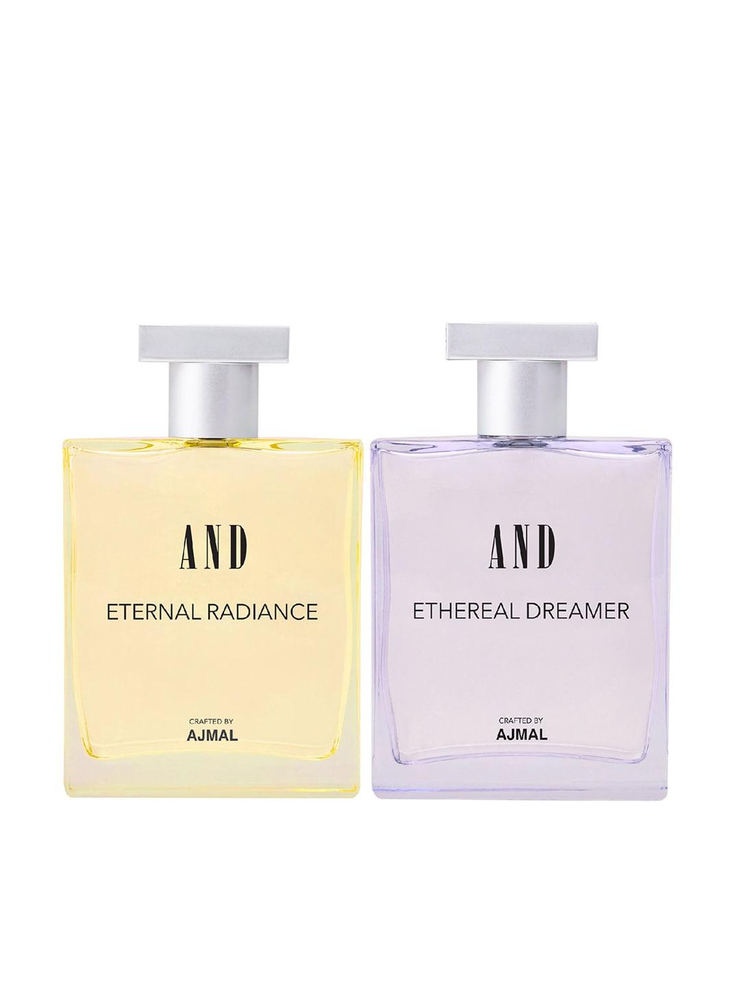 and set of 2 eternal radiance edp & ethereal dreamer edp - crafted by ajmal