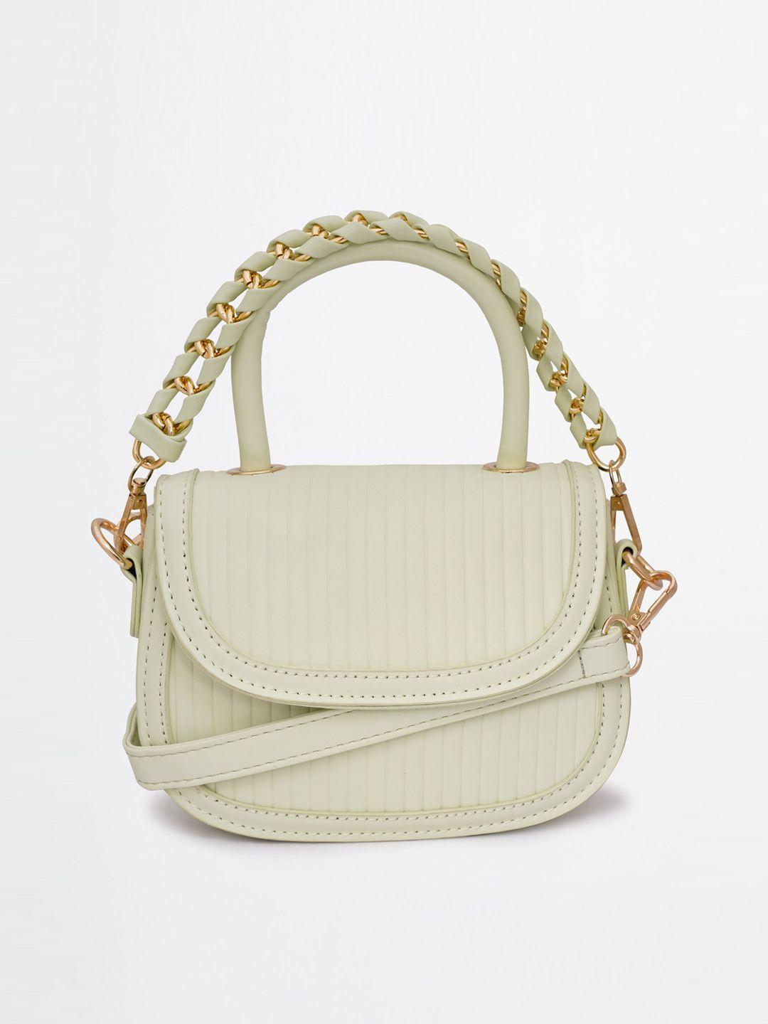 and textured structured handheld bag